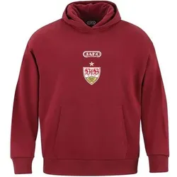 JAKO Unisex VfB Hooded Sweat Freizeit, Größe XXL in Rot Rot
