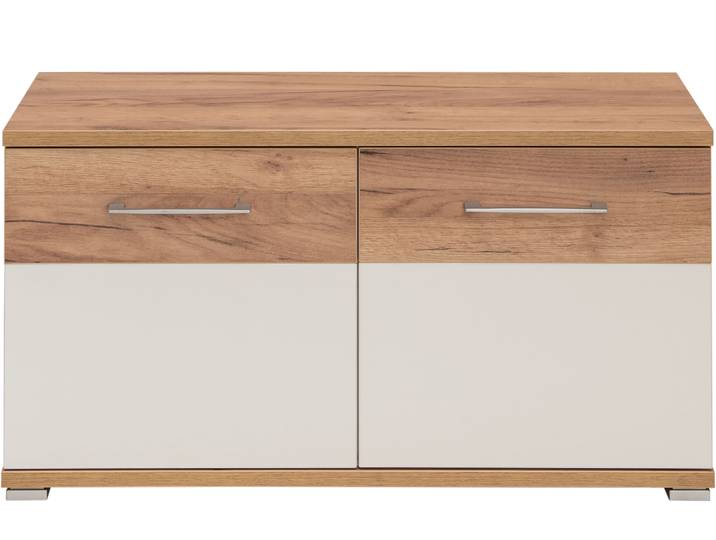 Germania Topix Schuhbank Holzwerkstoff Weiß/Braun