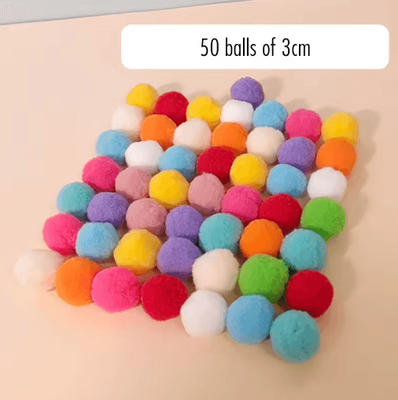 Inspire Picks Bounce Blast Interactive Cat Toy Launcher With Plush Ball 100 3cm Balls