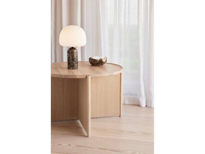 Kin Tischleuchte H33 Brown Marble - Northern - Wohnzimmer - Glas