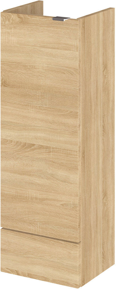 Nuie Fusion Freestanding Bathroom Storage Oak 86.4cm H x 30cm W x 25.3cm D