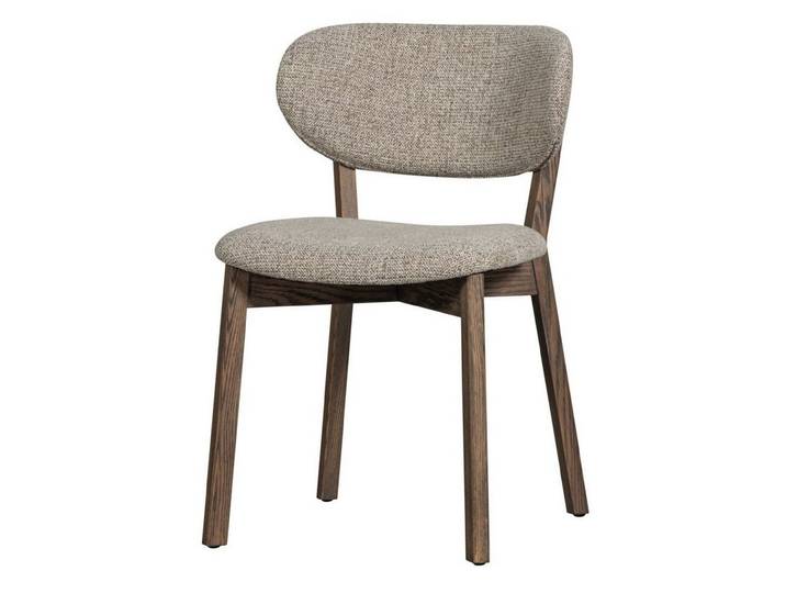 WOOOD Stuhl Udar aus Webstoff, Dunkelbraun