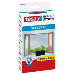 tesa Fliegengitter Insect Stop STANDARD anthrazit 1,0 x 1,0 m
