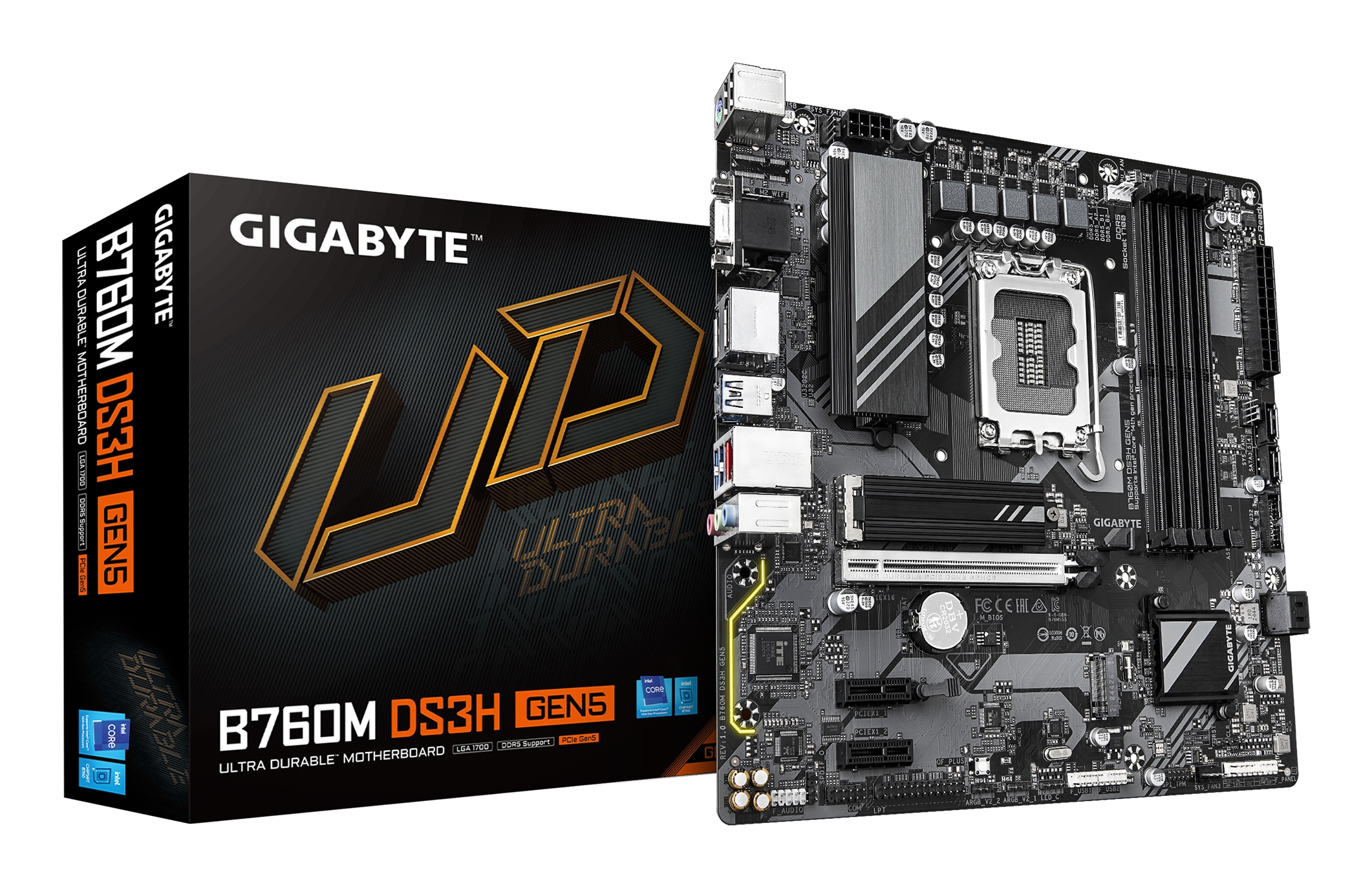 GIGABYTE B760M DS3H GEN5 mATX Mainboard Sockel 1700
