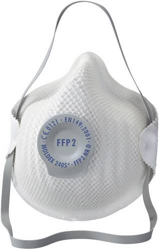 Moldex Klassiker 240515 Feinstaubmaske mit Ventil FFP2 D 20 St. EN 149:2001, EN 149:2009 DIN 149:2001, DIN 149:2009