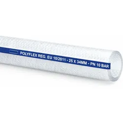 PVC Luftdruckschlauch Luftschlauch mit Gewebeeinlage - 13 x 19 mm