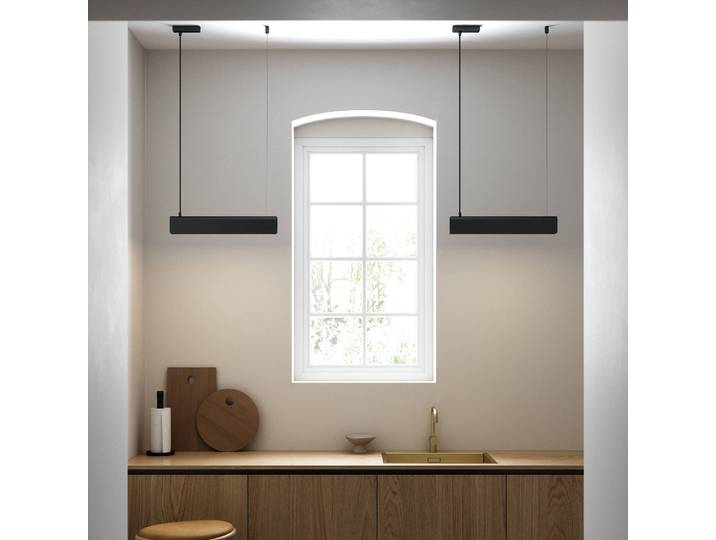 DFTP by Nordlux Designer Hängelampe Beau 50, schwarz, für Wohn- / Esszimmer, Metall, Design, Pendelleuchte