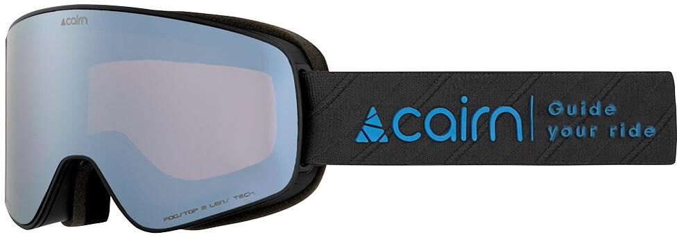 Cairn  - Magnitude Mat Black Powder Blue - Masque de Ski