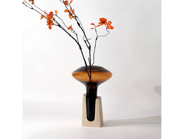 Ornement floral en verre, vase à fleurs en verre, vase hydroponique, arrangement floral, vases à fleurs artistiques, vases décoratifs, artisanat