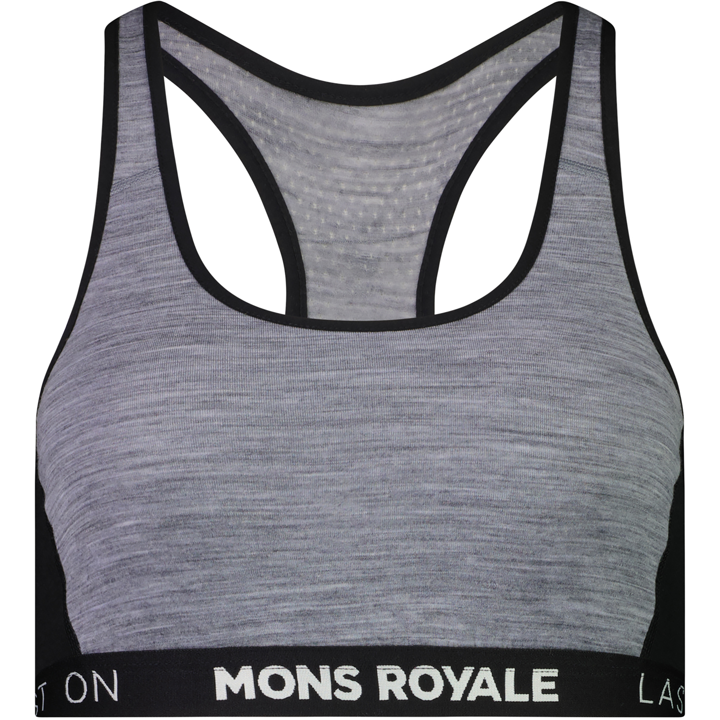 Mons Royale Sierra Sport BH Damen Sport-BHs grau Größe XS Elastisch Merinowolle