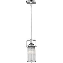Elstead Lighting, Pendelleuchte, Paulson LED Hängeleuchte G9 Chrom IP44 (G9, 320 lm)