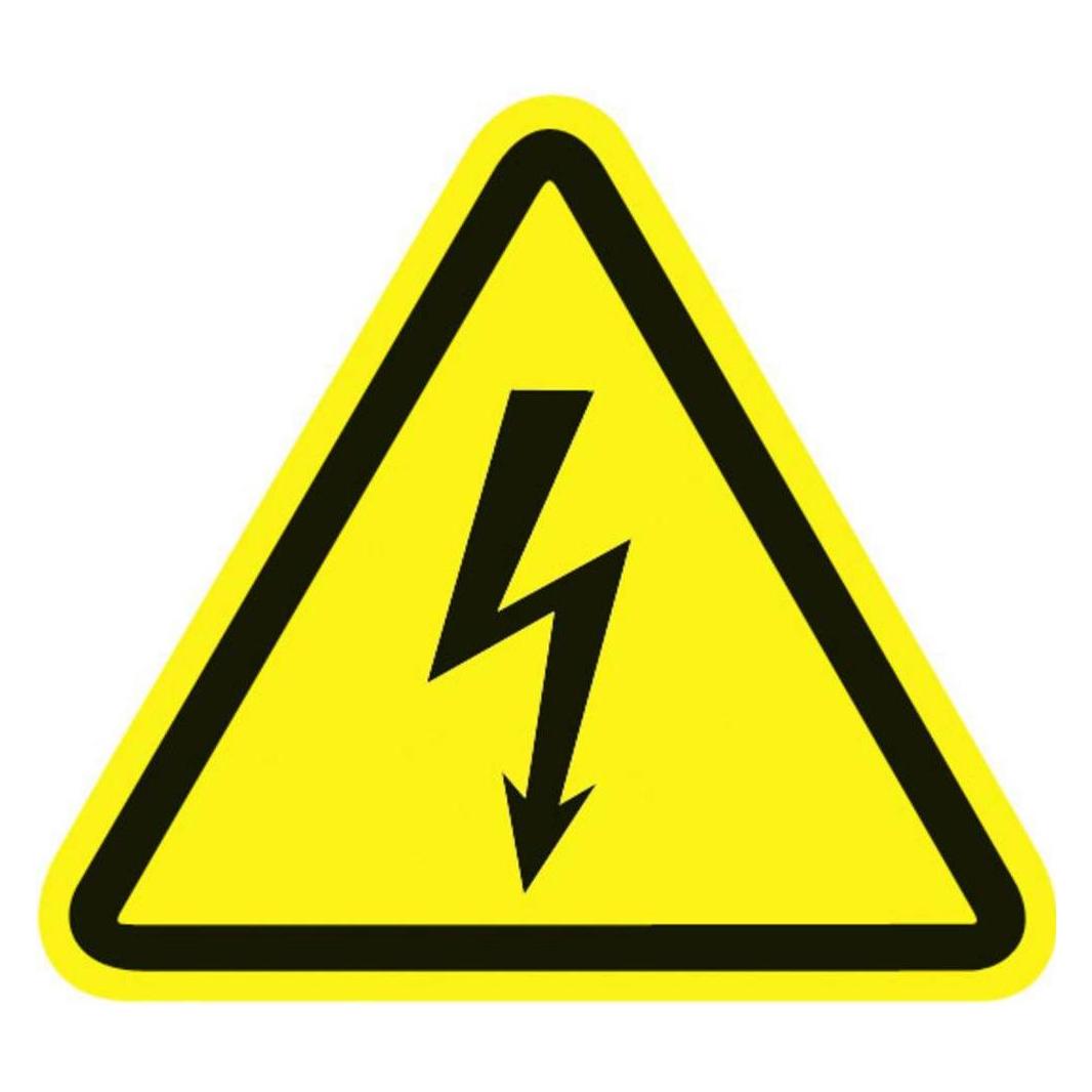 HellermannTyton Warnschild Warnung vor elektrischer Spannung (597-61200)