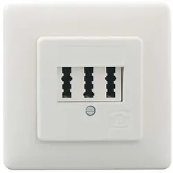 Rutenbeck Anschlußdose TAE 3X6 NFN UP rw