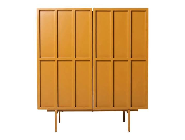 Highboard Ginger, Hkliving, orangebraun, Holzwerkstoff