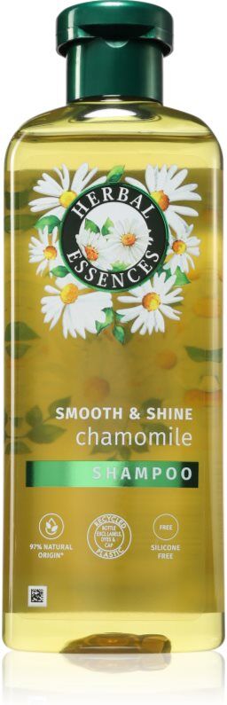 Herbal Essences Chamomile Smooth&Shine shampoing pour des cheveux brillants et doux 350 ml