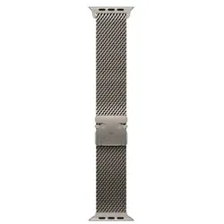 Apple 49mm Milanaise Armband Titan Natur - Small