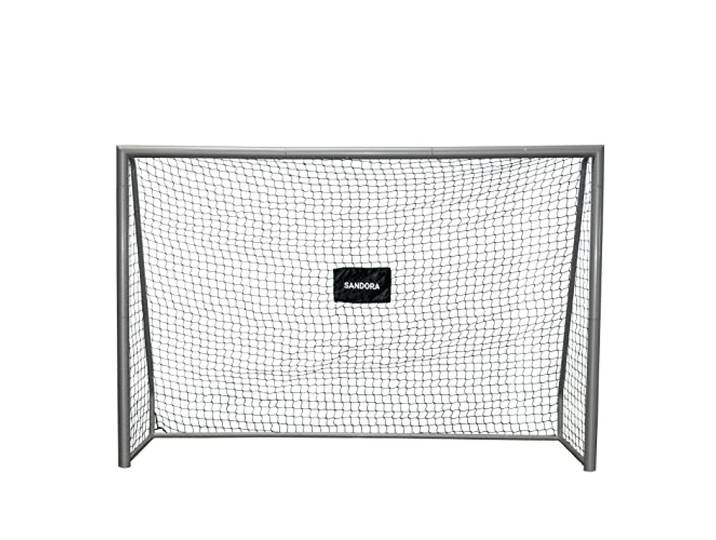 Sandora Fußballtor Derby XXL Ron-Robert Zieler Edition 300x200x120cm grau/schwarz 22150 EIN Traumtor für Kinder Jugendliche für Spielspaß ausserhalb des Stadions