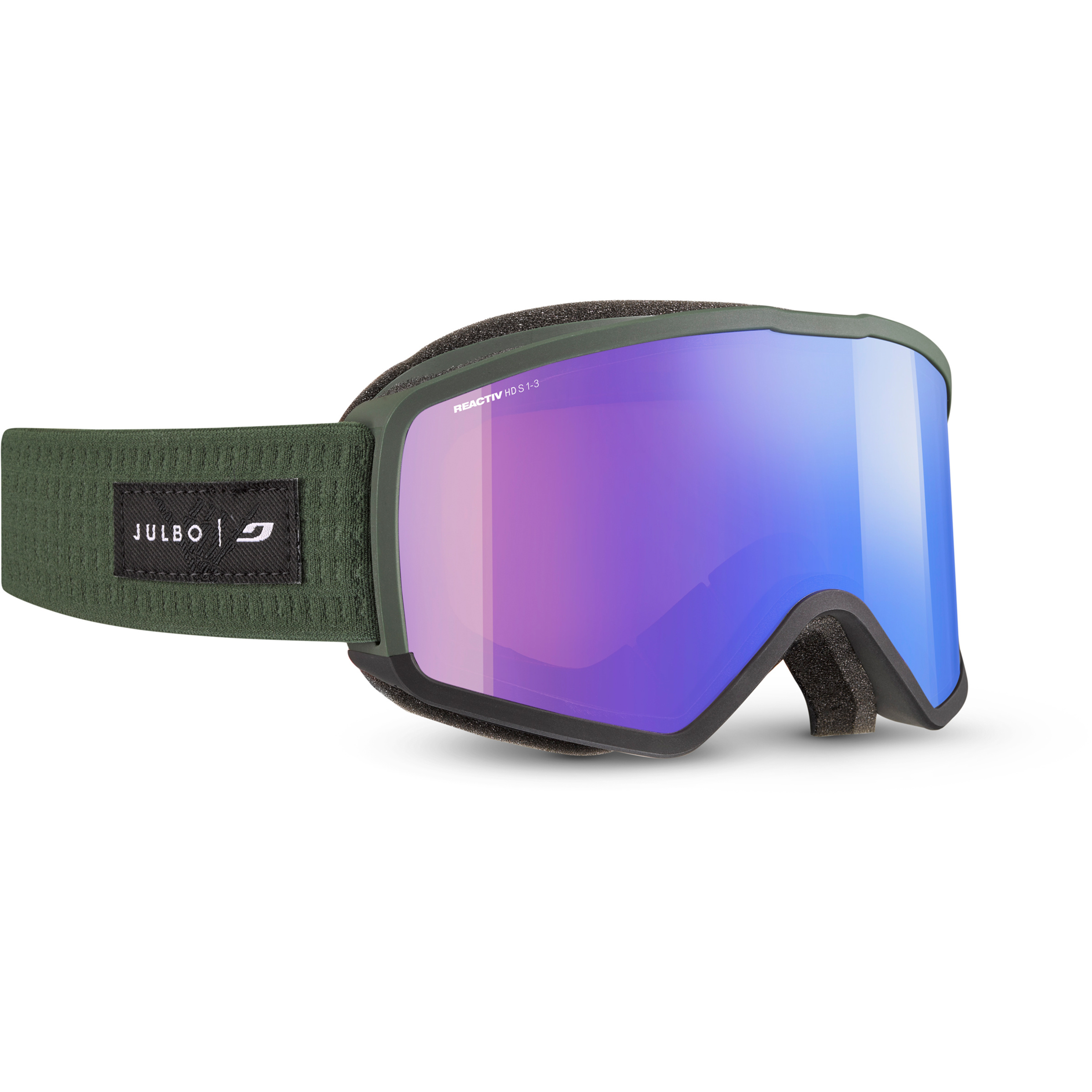 Julbo Banger Reactiv HD 1-3 Skibrille Skibrillen grün-schwarz zinnoberrot Größe L Skifahren | Skitour