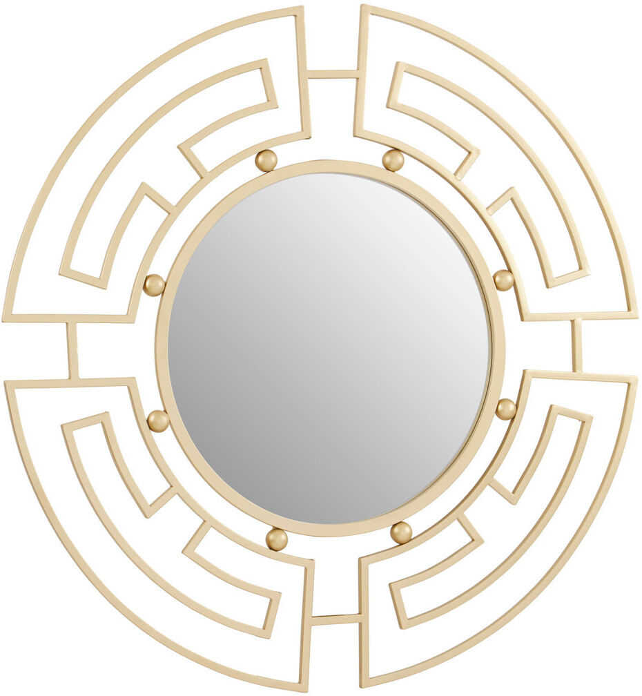 Canora Grey Sedgerock Flat Mirror Gold 105cm H X 105cm W X 4cm D
