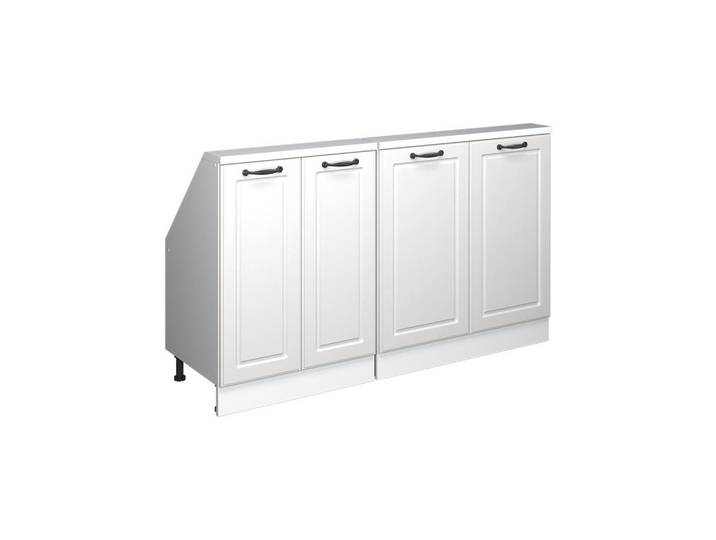 Vicco Dachschrägenschrank-Set Rion Weiß Landhaus 2er Set, Weiß, Weiß, Rechteckig, 140x83.8x46 cm, Kleinmöbel, Kommoden, Kommoden