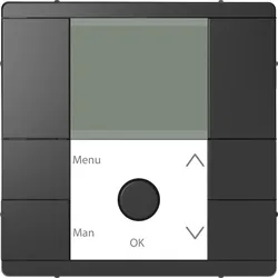 Merten MEG5755-6034 Zeitschaltuhr-Modul, Anthrazit, System Design MEG57556034