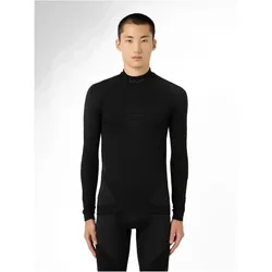 UYN Evolutyon+ langarm Rollkragen-Funktionsshirt Herren B000 - black XXL