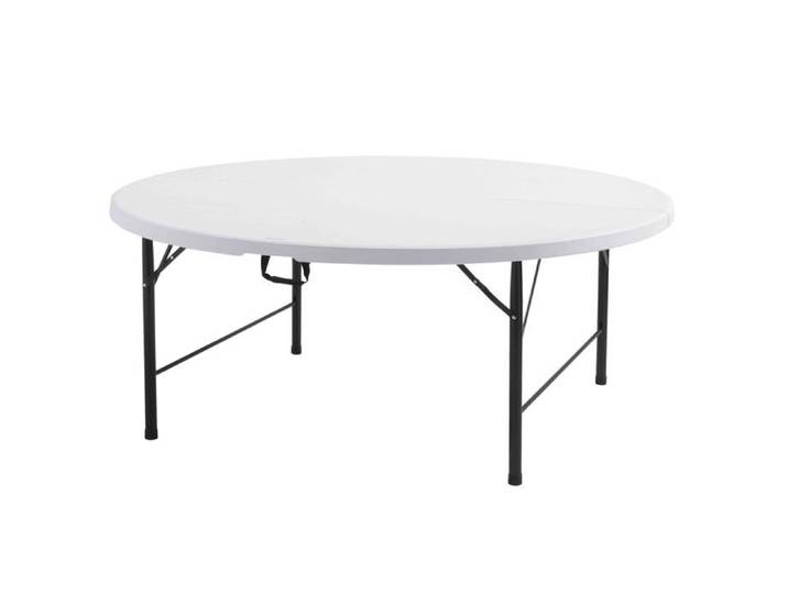 Table pliante ronde 180 cm portable
