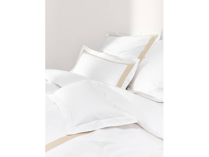 Housse de couette en satin de coton égyptien Mako Rochelle
