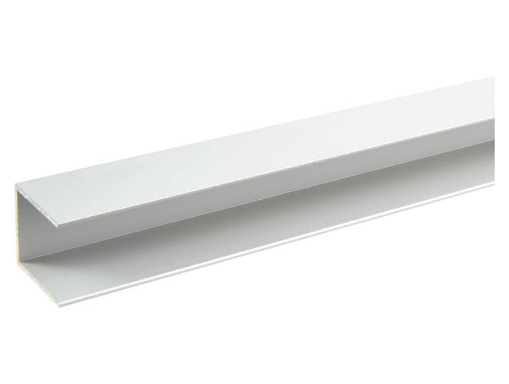 U-Profil Doppelstegplatte Aluminium 20 x 20 mm 2.5 m