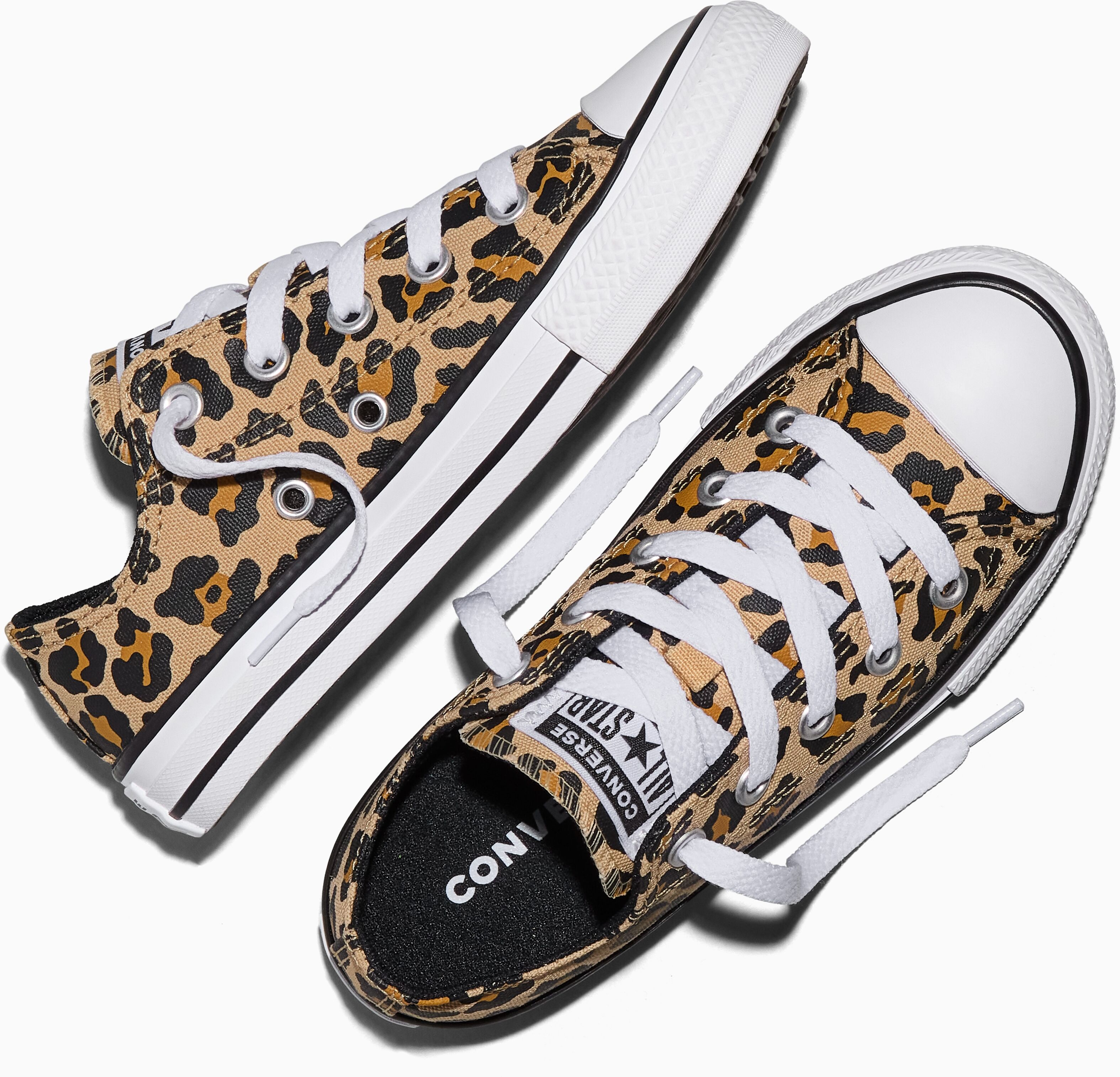 Sneaker CONVERSE "CHUCK TAYLOR ALL STAR", Kinder, Gr. 29, Synthetik, braun (hay day, honey stick, schwarz), Textil, Schuhe Sneaker