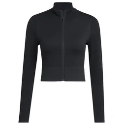 adidas Workout Essentials Knit Zip Through Jacket Sweatshirt Dame