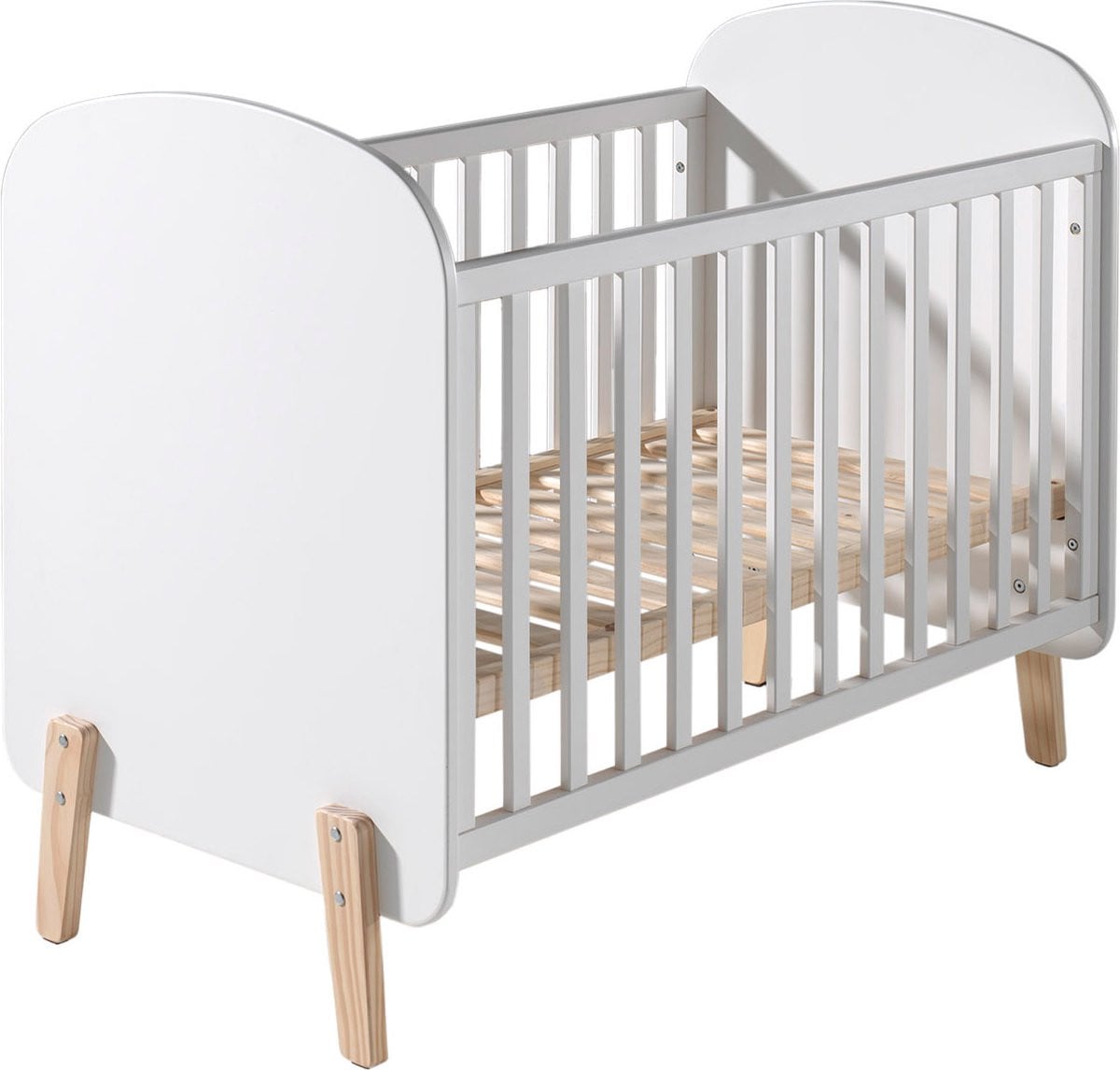 Vipack Babyledikant Kiddy wit B/D/H: 120 x 60 cm
