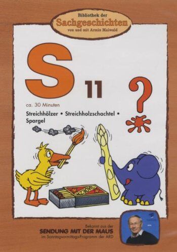 Armin Maiwald - Bibliothek der Sachgeschichten - (S11) Streichhölzer, Streichholzschachtel, Spargel - Preis vom 01.10.2026 17:08:56 h