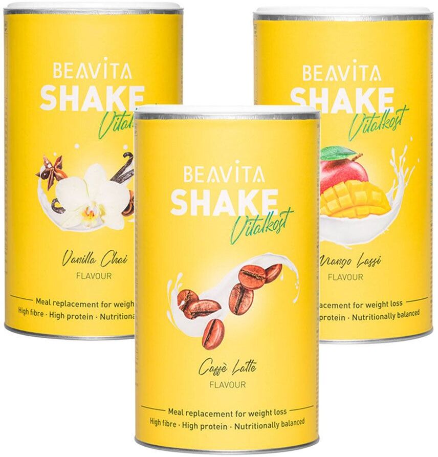 Beavita 2 Wochen Diät-Paket, Mix 3x500 g Pulver