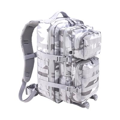 Rucksack BRANDIT "Brandit Accessoires US Cooper Backpack Large", Gr. onesize, grau (blizzard camo), Polyester, Rucksäcke Rucksack