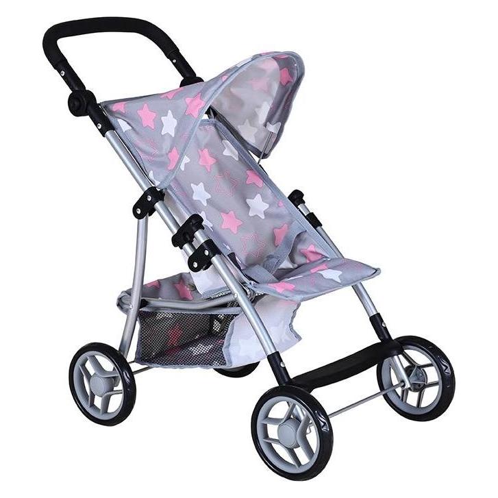 Knorrtoys Puppenbuggy Liba Star Grey Pink (16844)