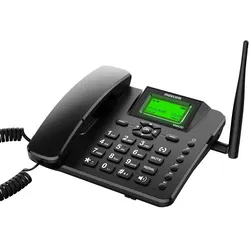 Maxcom Telefon stacjonarny Telefon MM 43D 4G VOLTE stacjonarny na kart SIM, Telefon, Schwarz