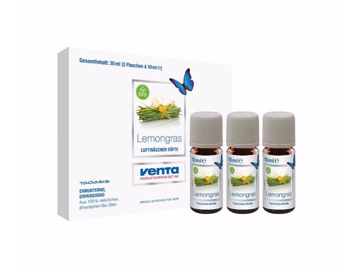Venta Bio-Duft Lemongras 3 x 10 ml – Klimageräte Zubehör – weiss