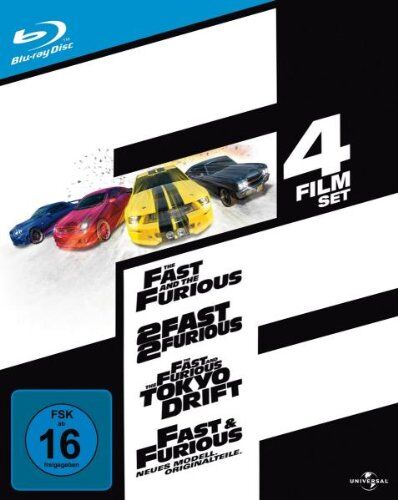 The Fast and the Furious 1-4 [Blu-ray] - Preis vom 09.10.2026 07:28:09 h