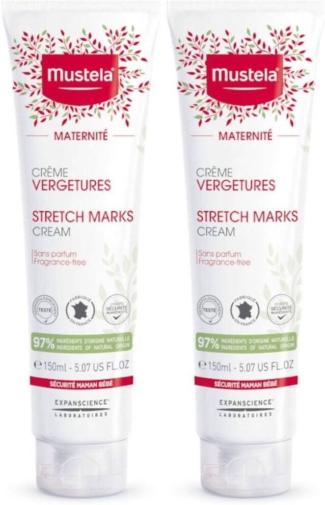 Mustela Maternite Creme tegen Striemen zonder Parfum x2 2x150 ml