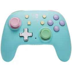 PowerA NANO - Controller (Switch, Switch Lite, Switch OLED), Gaming Controller, Türkis, Mehrfarbig