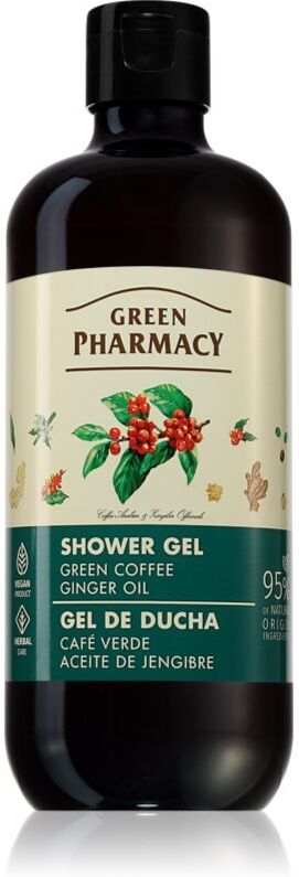 Green Pharmacy Green Coffee & Ginger Oil Shower Gel Duschgel 500 ml