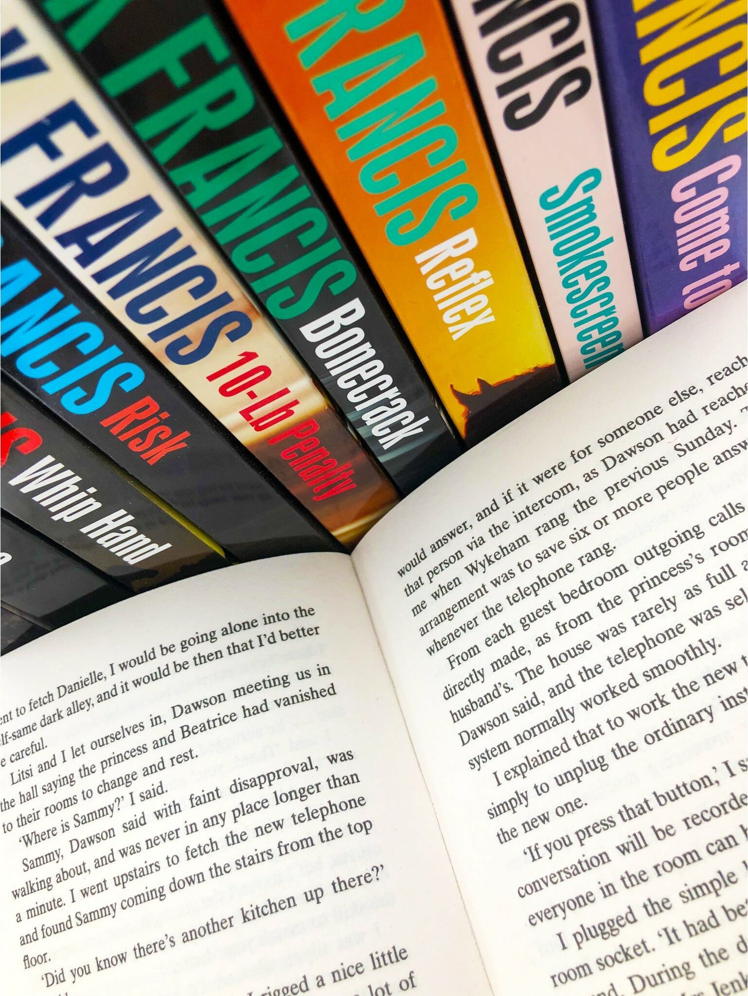 Penguin Dick Francis Thriller Collection 10 Books Set (Bolt, Reflex, Risk, Whip Hand, Nerve, Knock Down, Bonecrack, Smokescreen & MORE!)