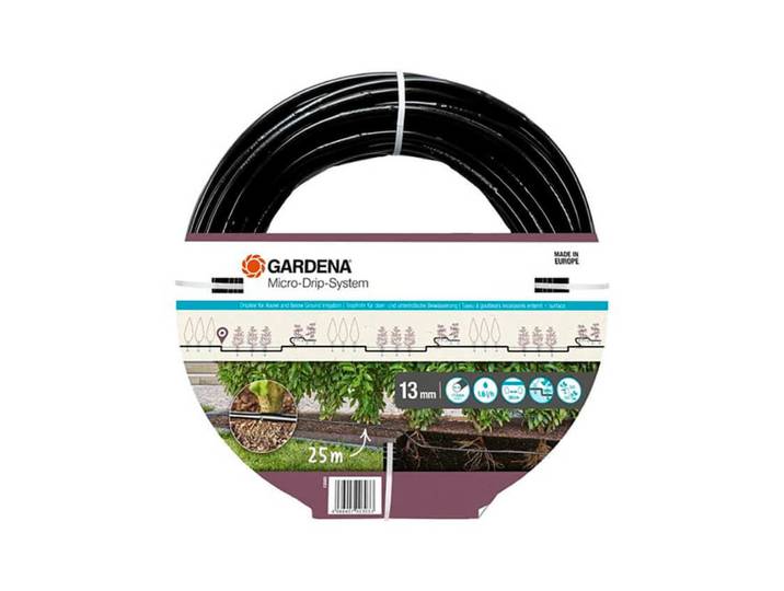 Gardena Micro-Drip-System Ober-/unterirdisches Tropfrohr Büsche/Hecken