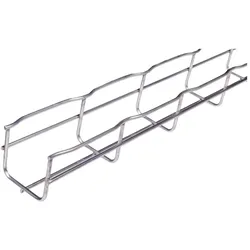 Legrand CABLO CF 54/50 V2A Schwerlastrinne 54x50 Edelstahl 000068, Elektronikzubehör + Gehäuse, Silber