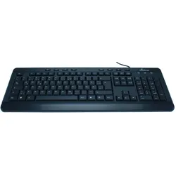 MediaRange Tastatur kabelgebunden MROS102 schwarz