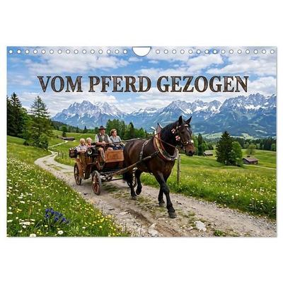 Vom Pferd gezogen (Wandkalender 2027 DIN A4 quer), CALVENDO Monatskalender