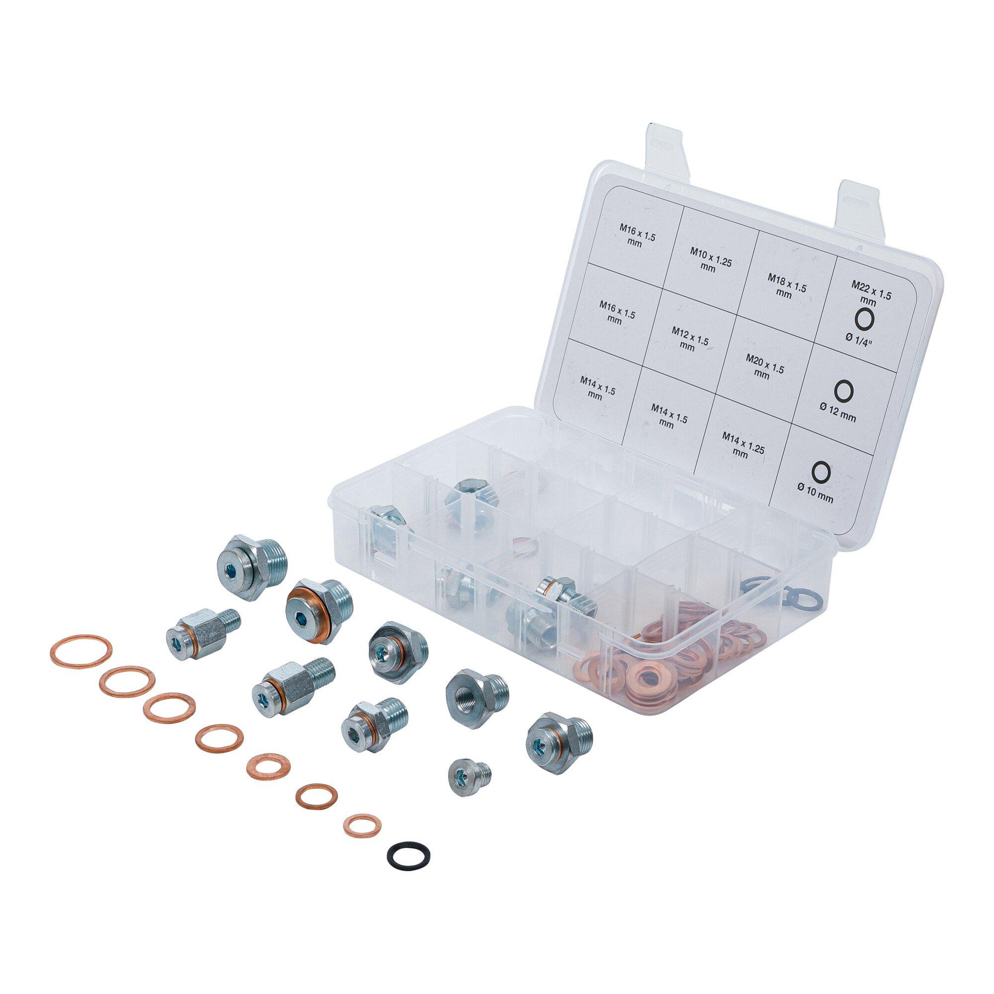 BGS Ölablassschrauben-Reparatur-Sortiment 70184, 63-tlg. ; BGS technic)
