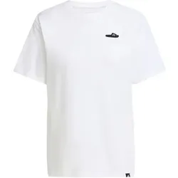 ADIDAS Damen Shirt Slide Graphic, Größe S in Weiß Weiß