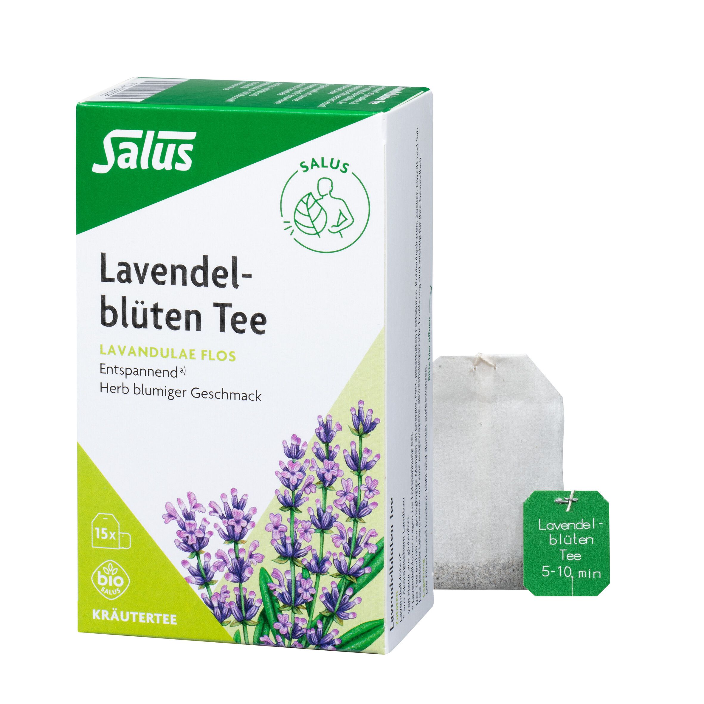 Lavendelblüten Tee Lavandulae flos Bio Salus Fbtl. 15 St Filterbeutel